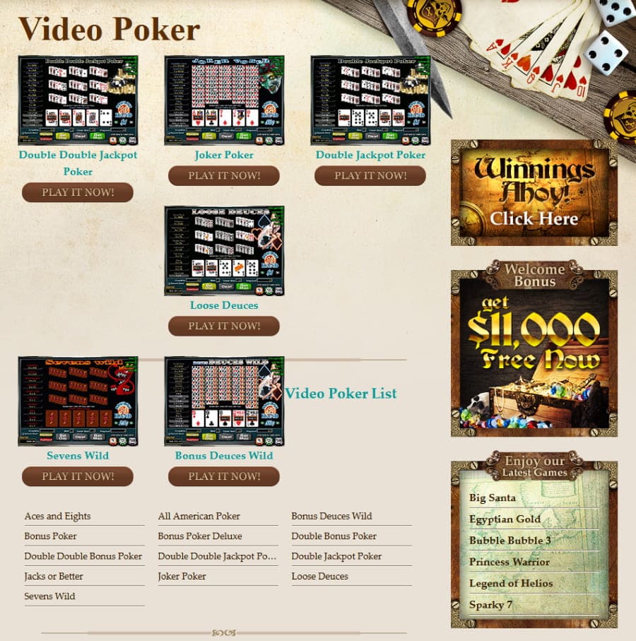 Video Poker games