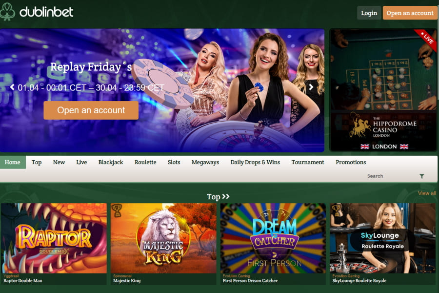 DublinBet-Casino-main-page