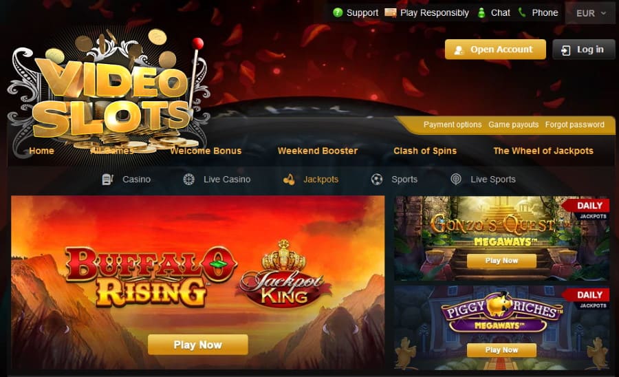 Videoslots Casino Jackpot